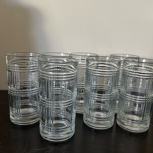 Elegant Clear Glass Tumbler Set